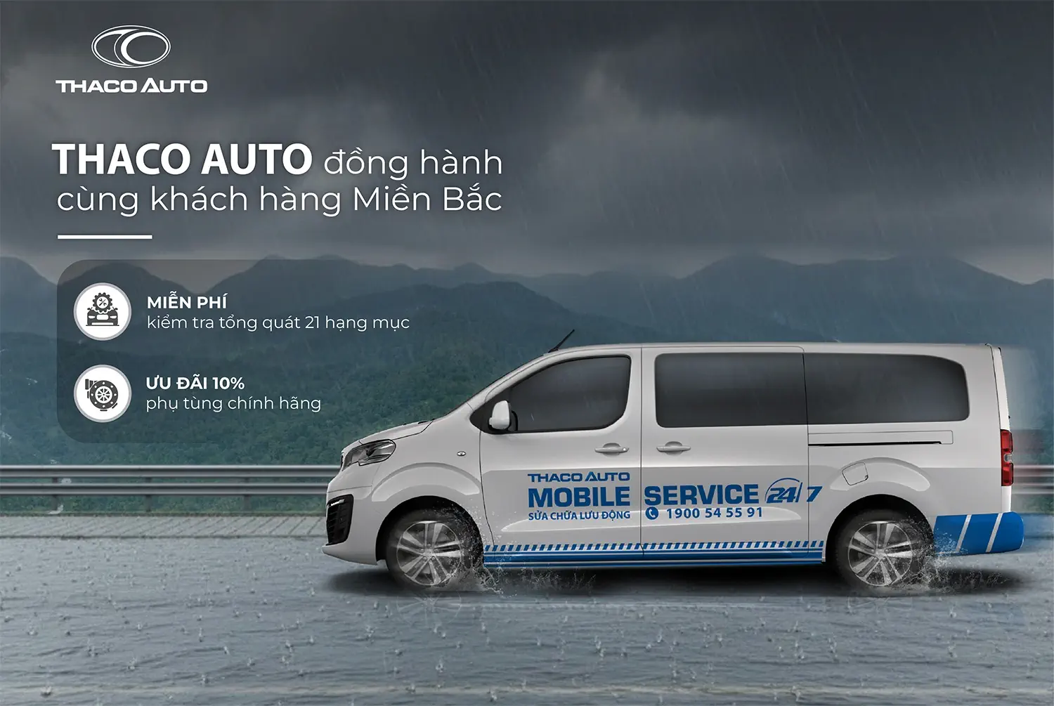 THACO AUTO triển khai chương trình chăm sóc đặc biệt cho khách hàng miền Bắc sau bão lũ