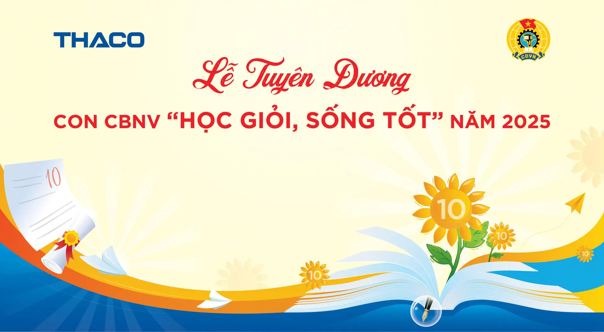 THACO AUTO KHÁNH HÒA TUYÊN DƯƠNG CON CÁN BỘ NHÂN VIÊN "HỌC GIỎI - SỐNG TỐT" NĂM 2025