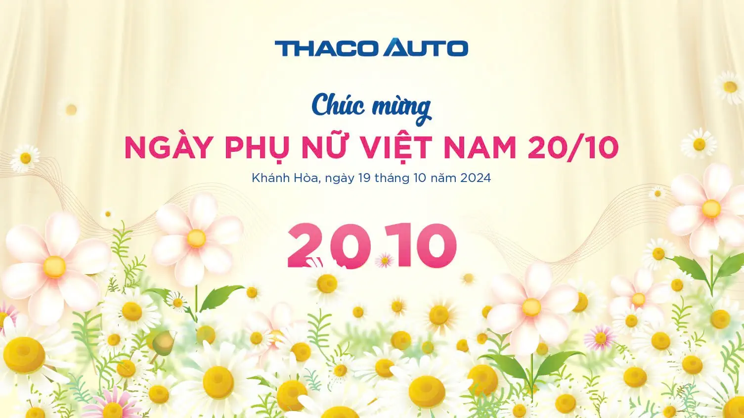 Nữ CBNV THACO AUTO Khánh Hòa  rạng rỡ trong Ngày Phụ nữ Việt Nam 20/10