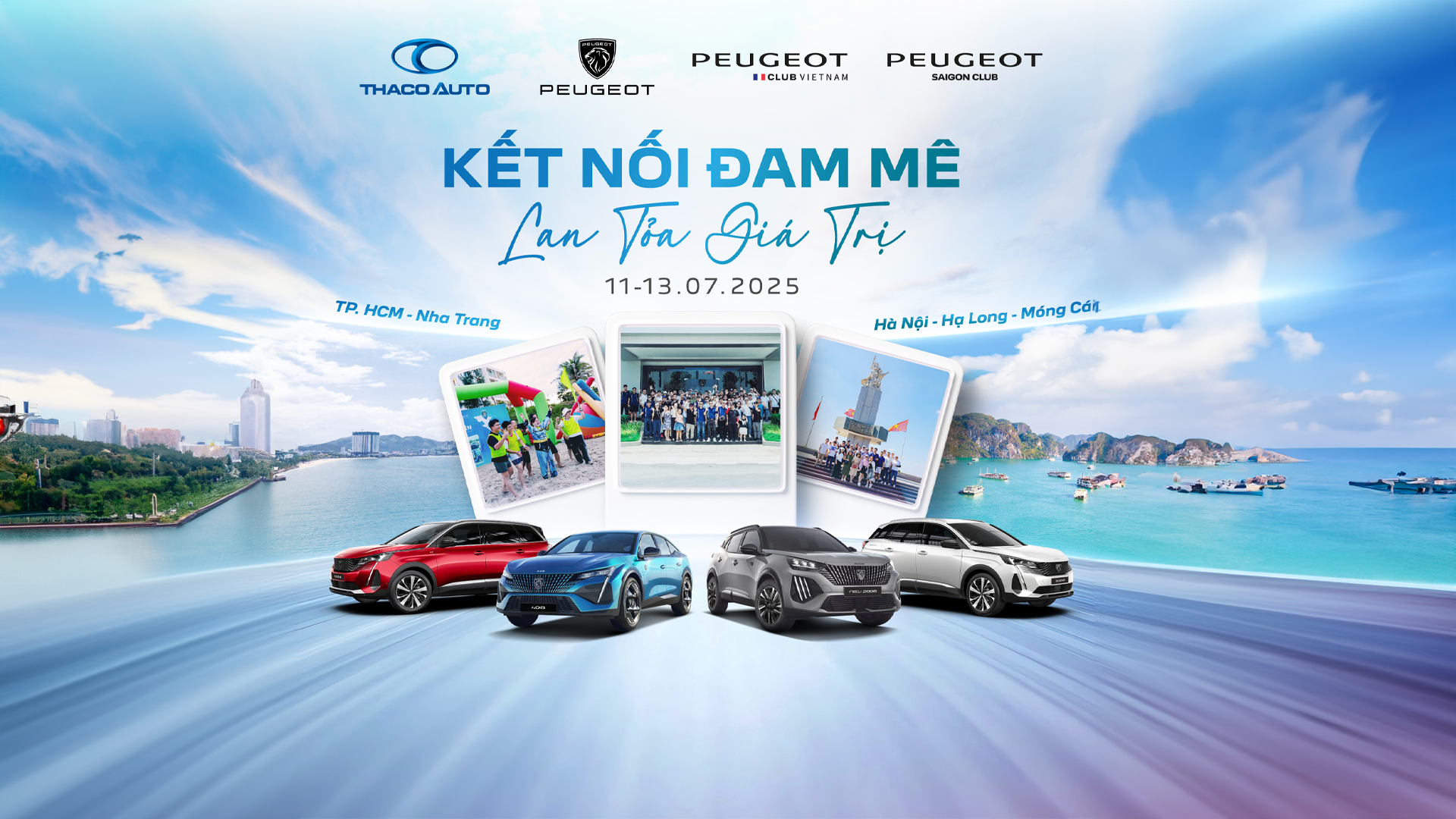 PEUGEOT ROAD TRIP 2025 - GẮN KẾT ĐAM MÊ, LAN TOẢ GIÁ TRỊ CÙNG PEUGEOT NHA TRANG