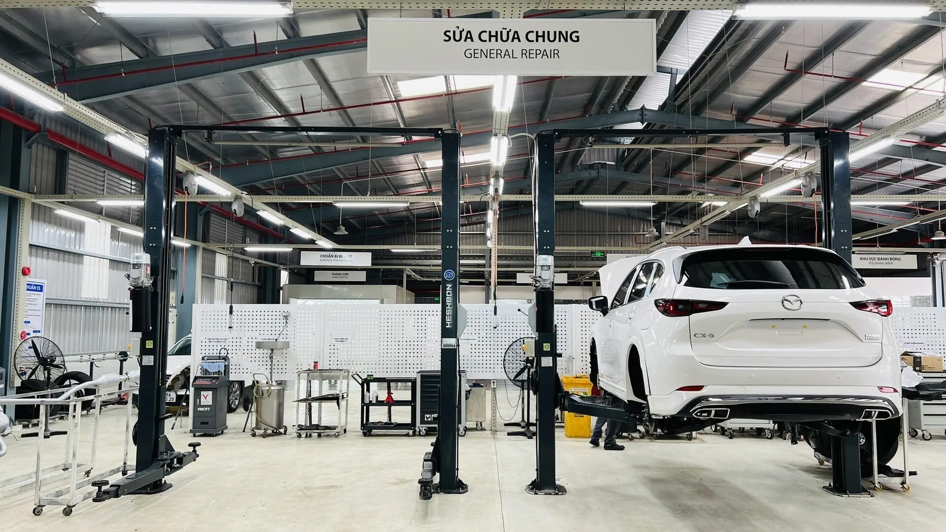 XƯỞNG DỊCH VỤ KIA - MAZDA - PEUGEOT CAM RANH