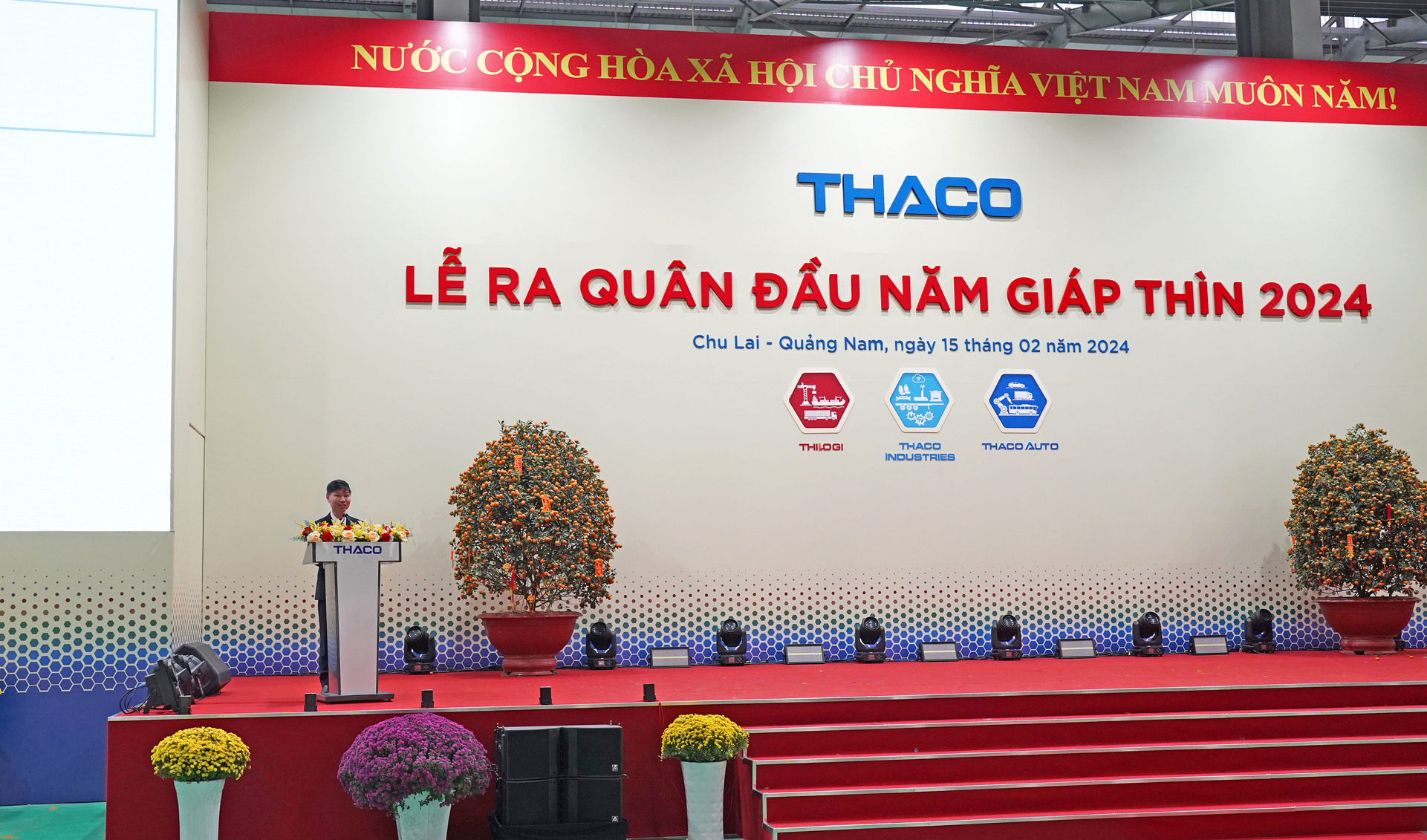 THACO AUTO Khánh Hòa tổ chức chương trình Lễ Khai niên Giáp Thìn 2024