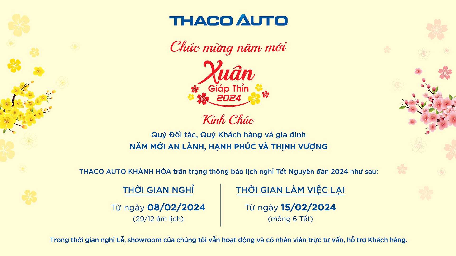 Thông tin cho khách hàng, đối tác về thời gian nghỉ Tết Nguyên Đán của Cty TT trên Zalo_Viber_Messenger-01