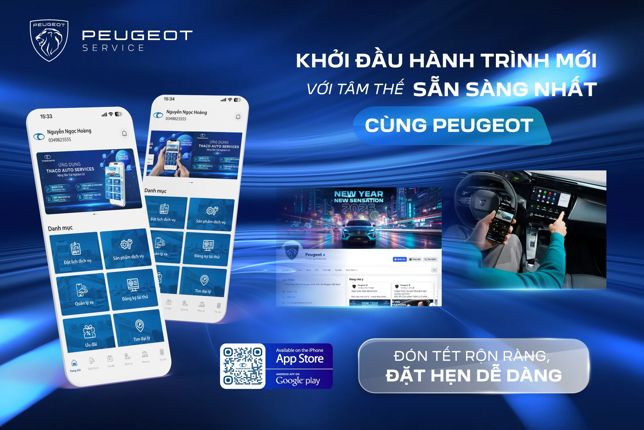 KHỞI ĐẦU HÀNH TRÌNH MỚI VỚI TÂM THẾ SẴN SÀNG NHẤT CÙNG PEUGEOT